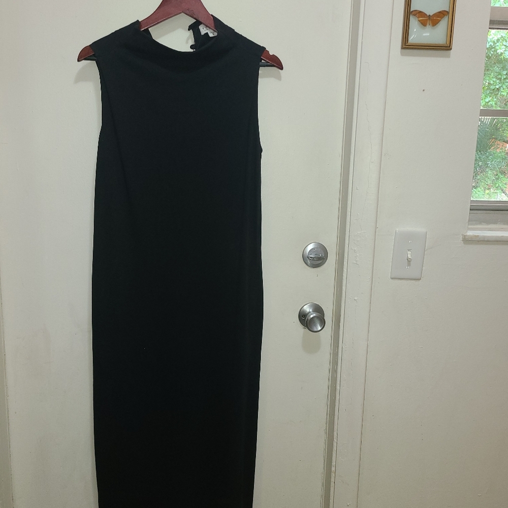 Elegant Black Sleeveless Dress
